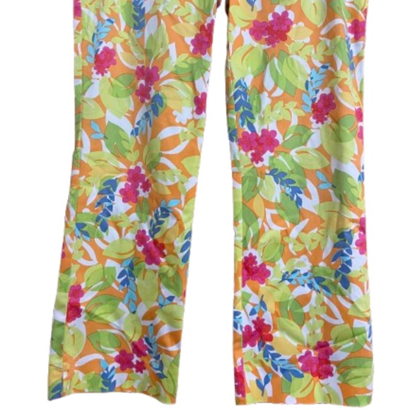 Sigrid Olsen Women’s Vibrant Multi Floral Print Athleisure Sports Pants Sz-8 - Picture 3 of 6